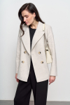 Укороченное пальто серого цвета - интернет-магазин Natali Bolgar