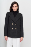Чёрное укороченное пальто - интернет-магазин Natali Bolgar