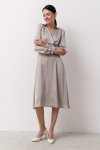 Платье в горошек из искусственного шёлка  - интернет-магазин Natali Bolgar