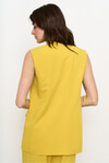 Жёлтый удлинённый жилет 1 - интернет-магазин Natali Bolgar