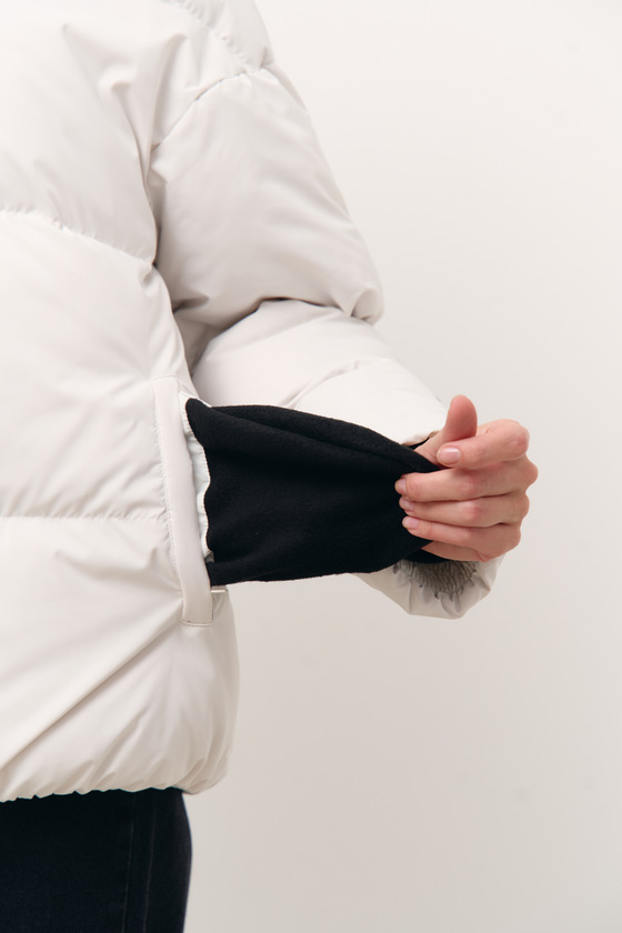Белая теплая куртка 6 - интернет-магазин Natali Bolgar