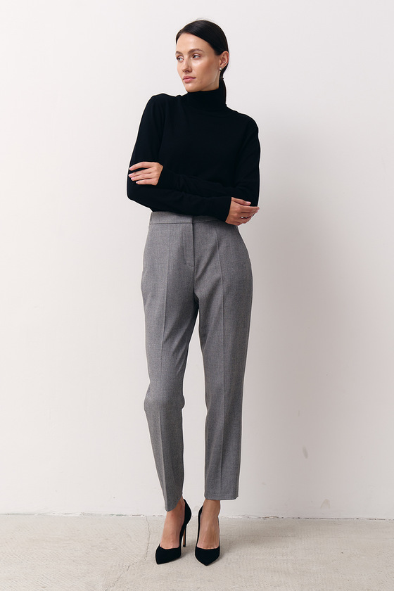 Серые костюмные брюки 3 - интернет-магазин Natali Bolgar