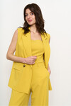 Жёлтый удлинённый жилет 3 - интернет-магазин Natali Bolgar