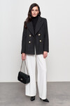 Чёрное укороченное пальто 3 - интернет-магазин Natali Bolgar