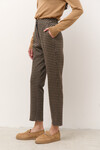 Прямые брюки в гусиную лапку из джерси 3 - интернет-магазин Natali Bolgar