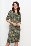 Платье миди в принте  3 - интернет-магазин Natali Bolgar