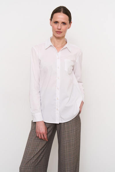 Белая базовая рубашка  – Natali Bolgar