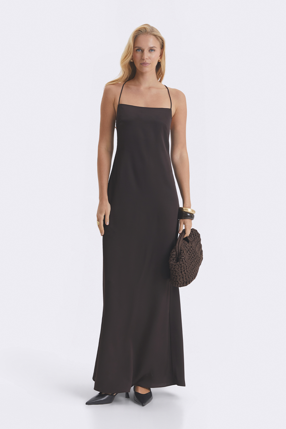 Сукня-комбінація з відкритою спиною