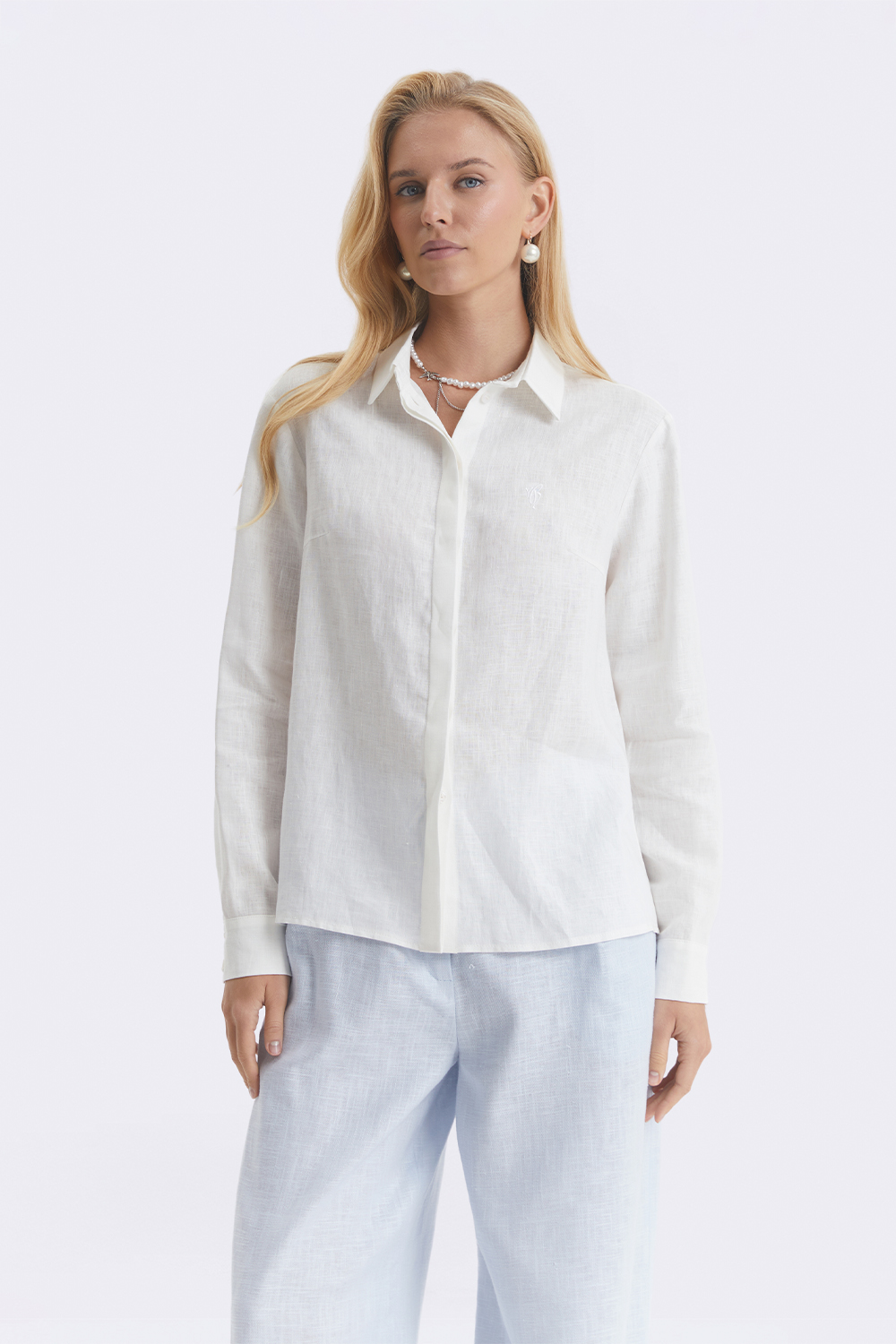 Сорочка зі 100% льону