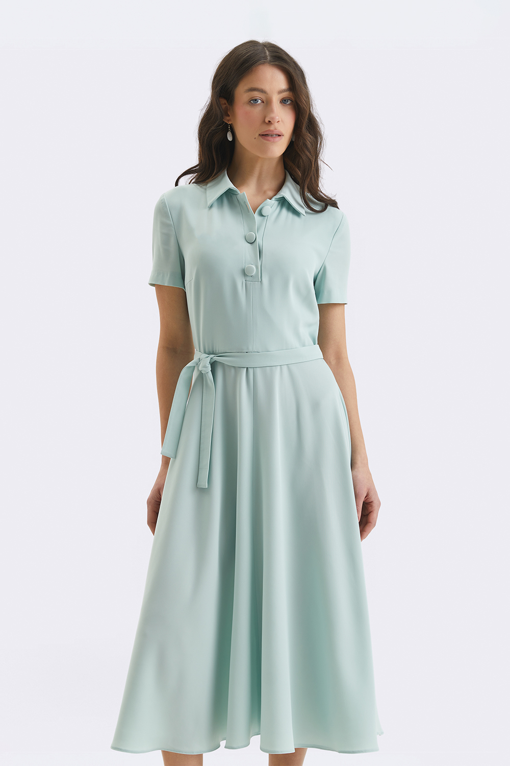 Сукня міді кольору м'яти