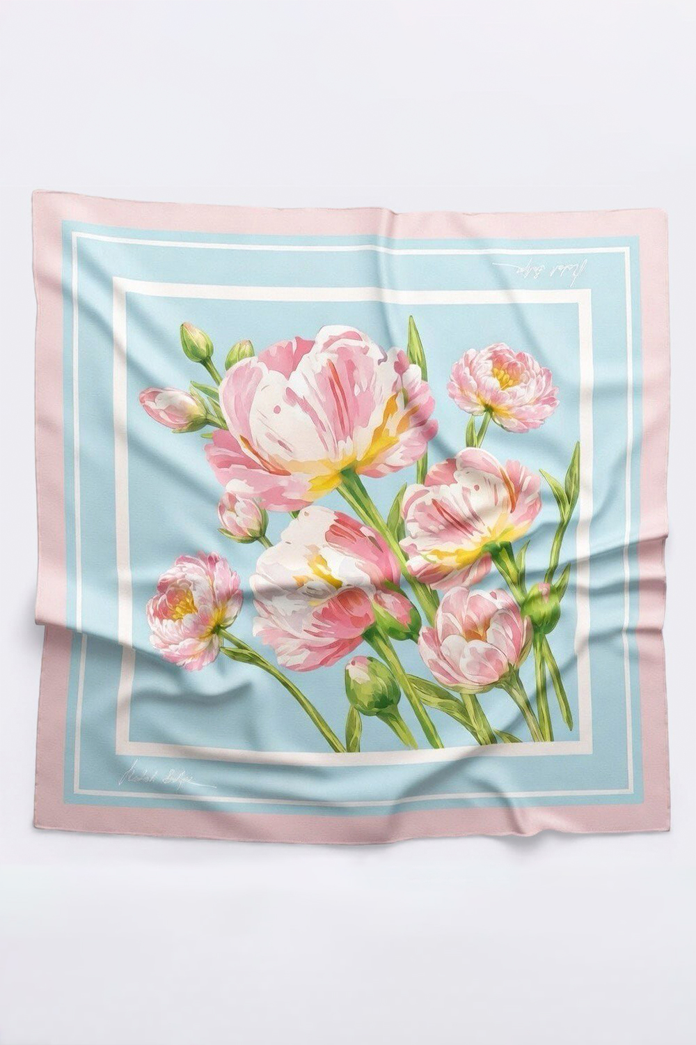 Хустка в авторський квітковий принт