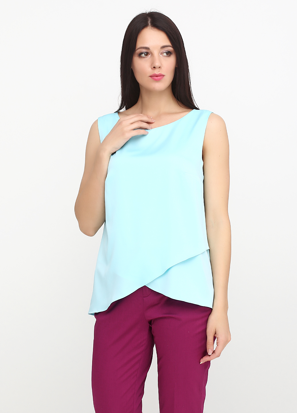 Блуза бирюзового цвета