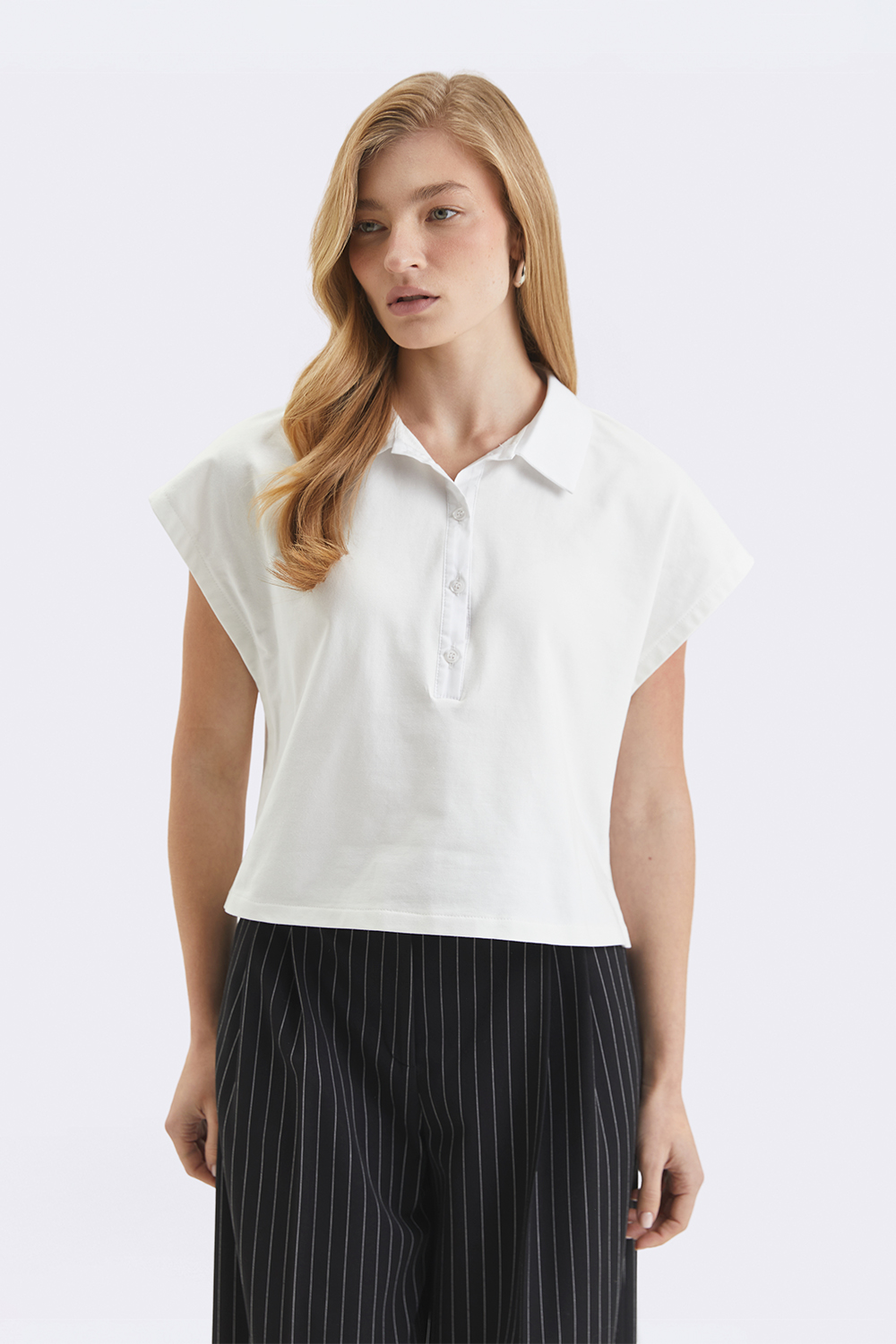 Топ-поло з трикотажу