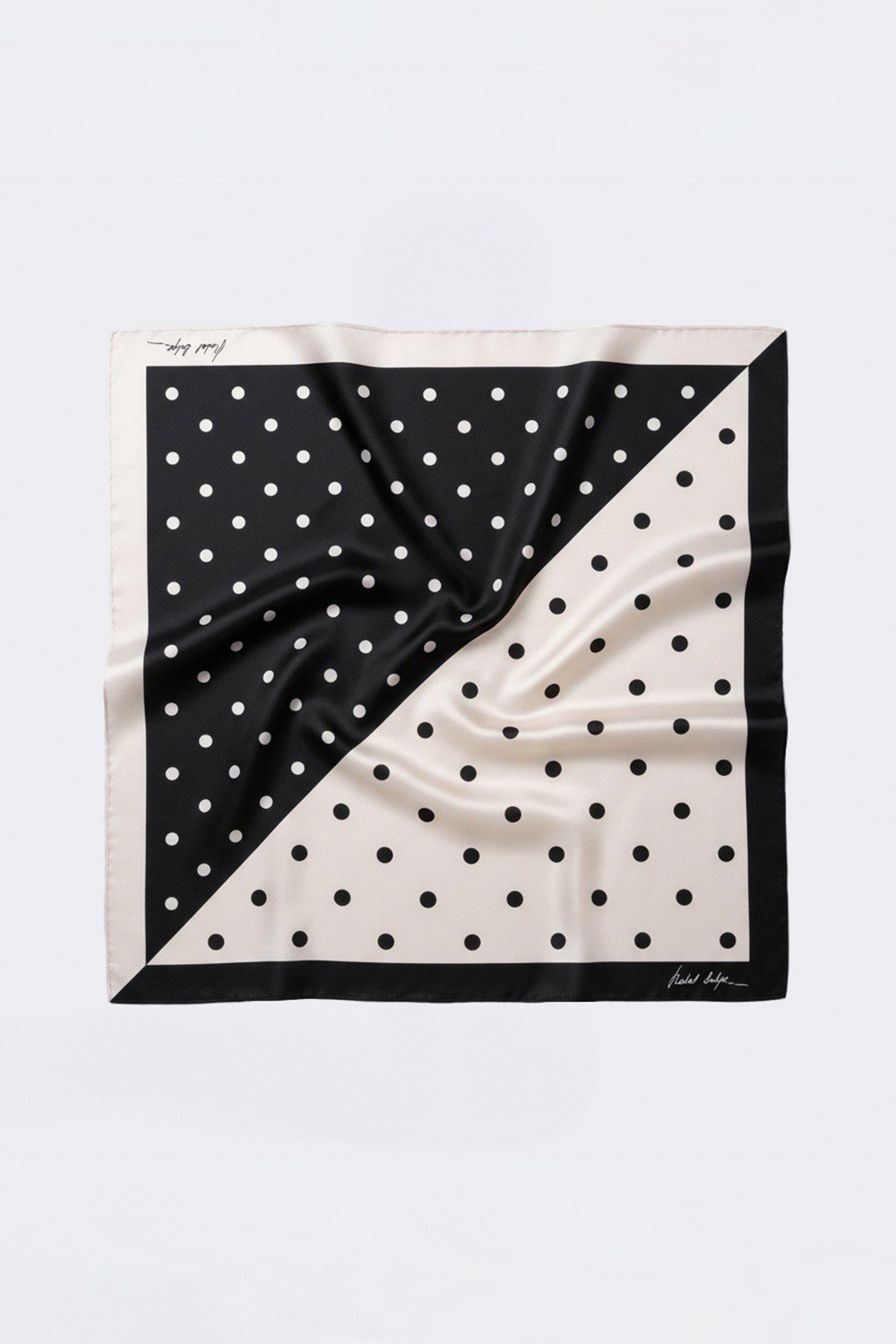 Хустка в авторський принт polka dot