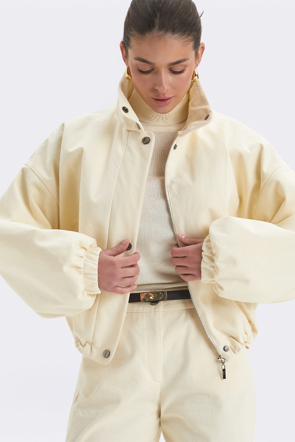 Бомбер із деніму