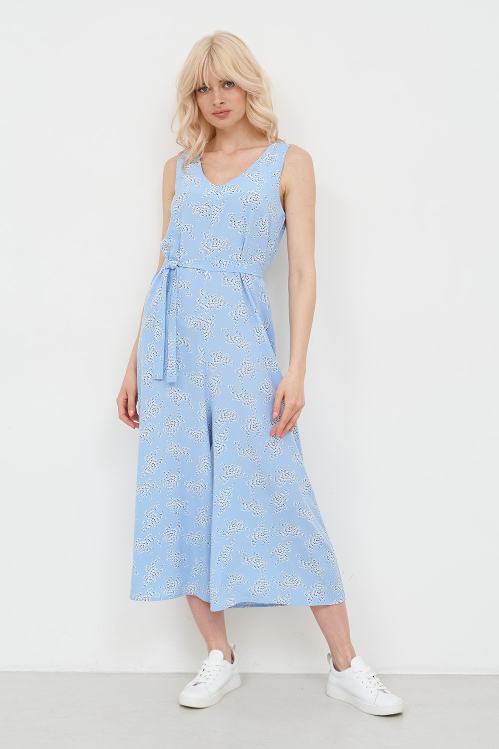 Summer jumpsuit with culottes Summer jumpsuit with culottes
