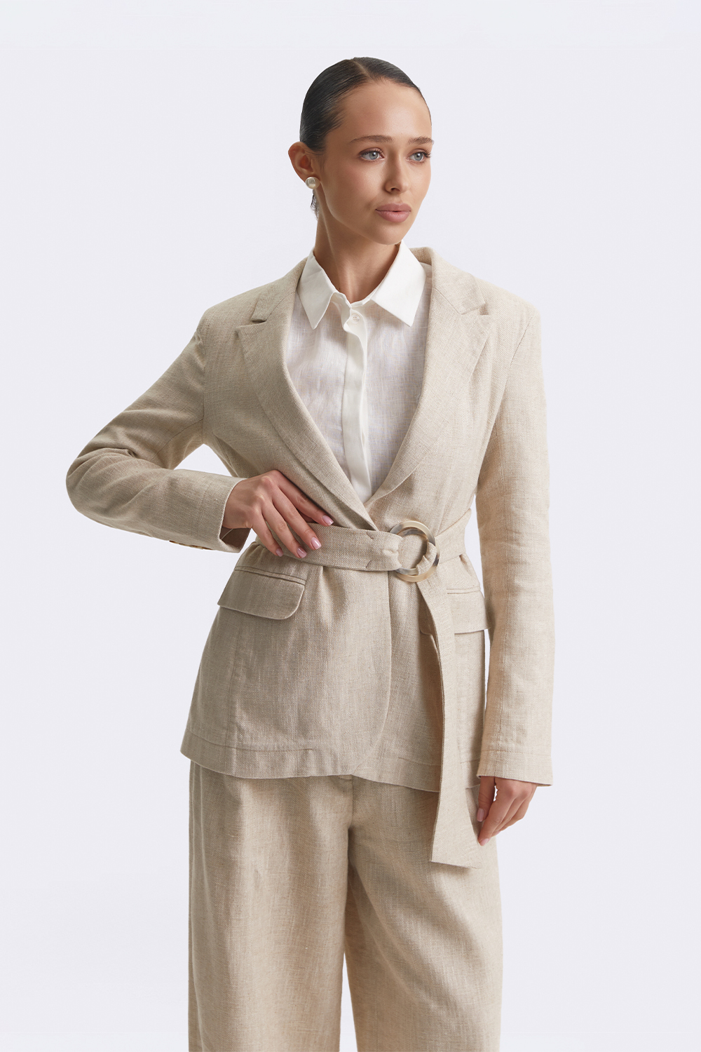 Жакет із кропиви та льону