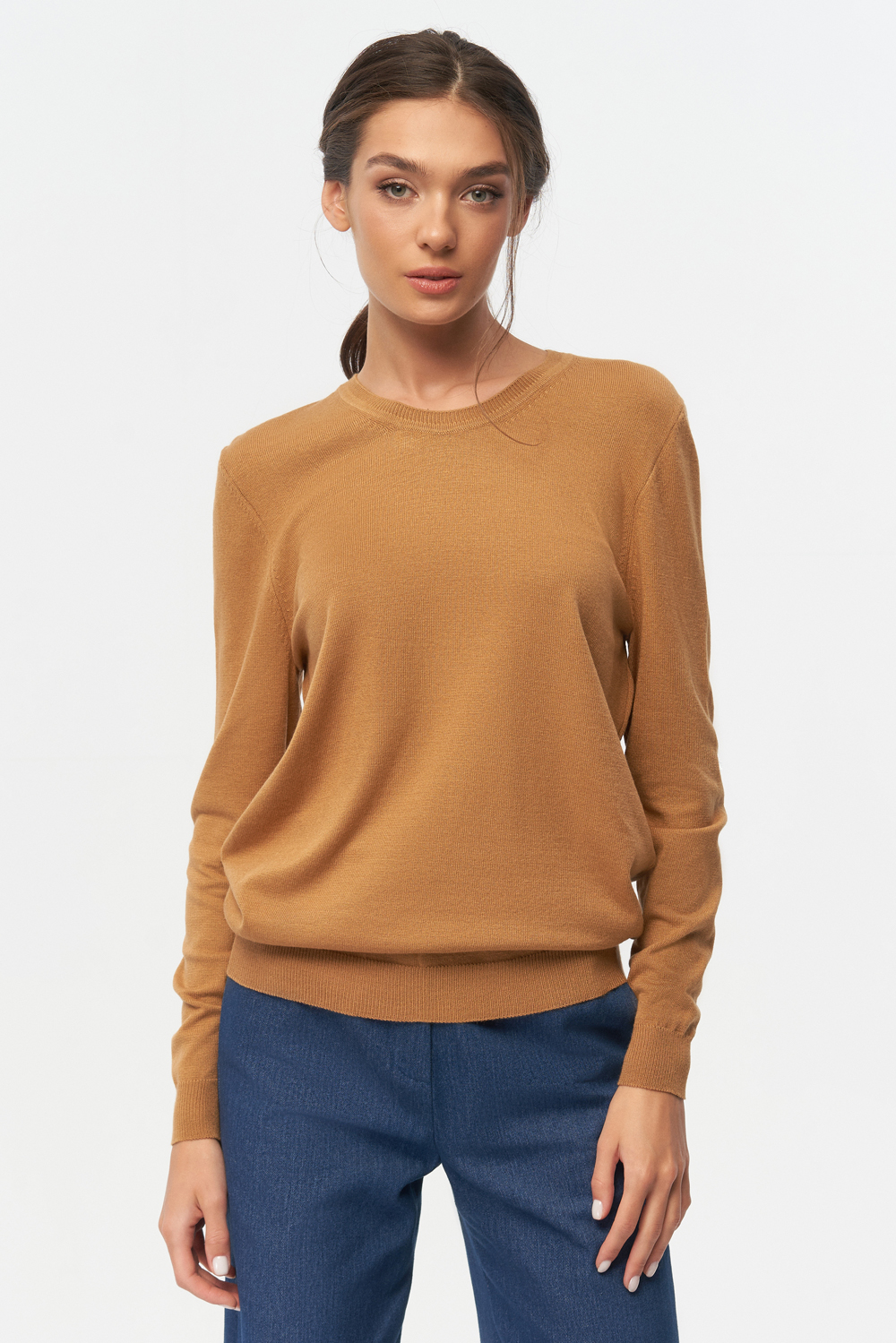 Трикотажний джемпер прямого крою