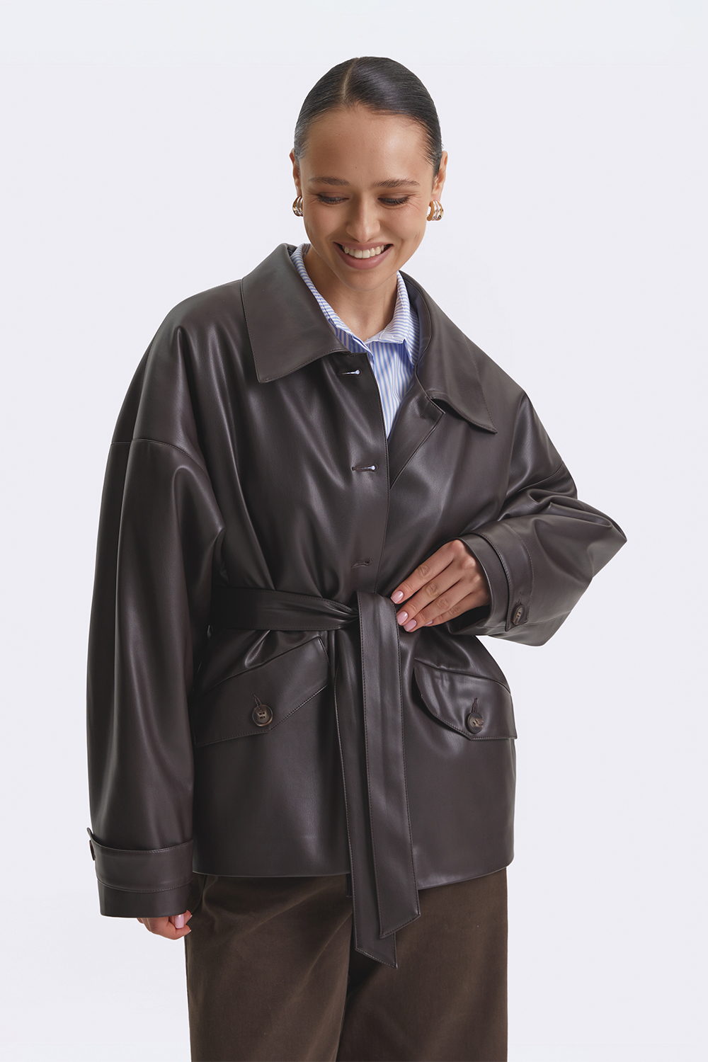 Куртка з екошкіри