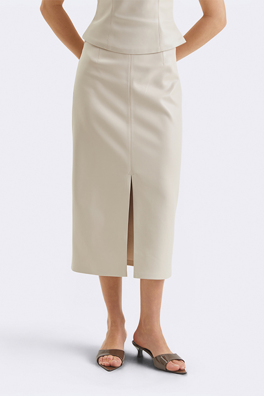 Міді спідниця з розрізом від Natali Bolgar