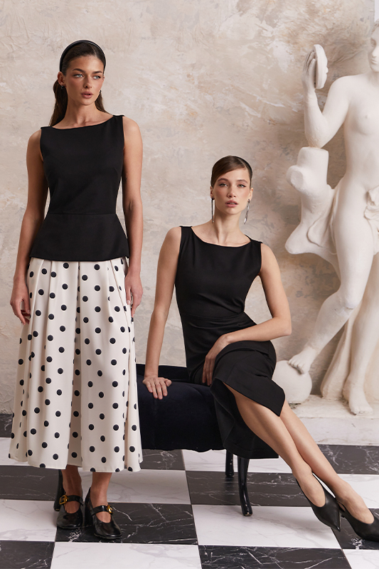 Чорні топи та спідниці від Natali Bolgar