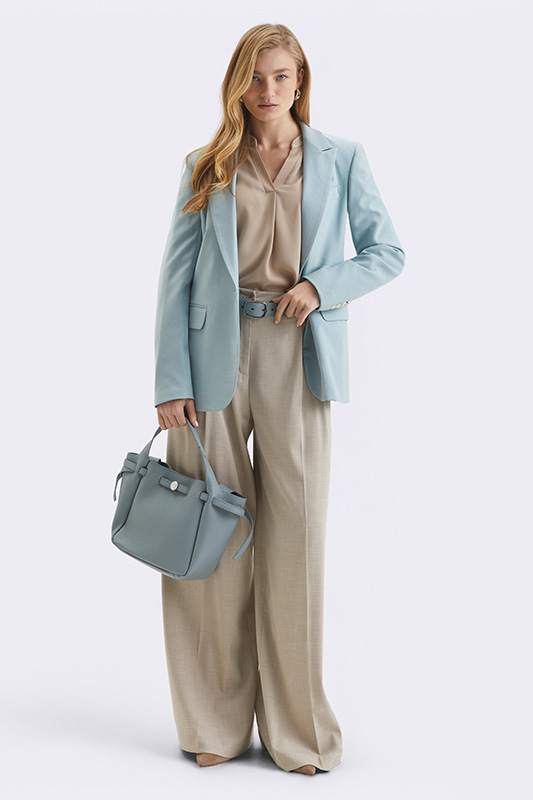 Образ із жакетом та штанами-палаццо