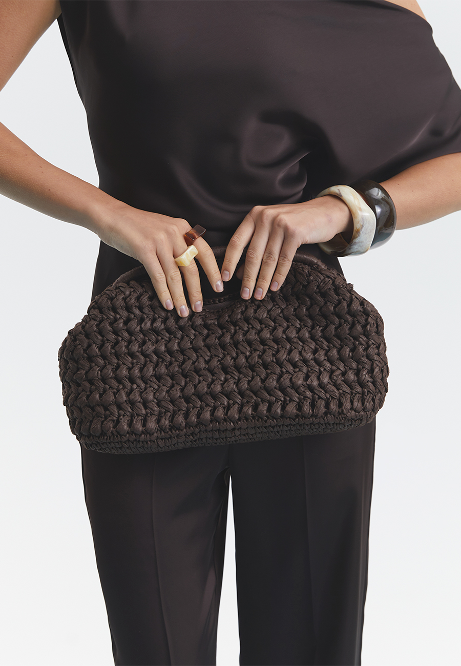Елегантна сумка з плетеного матеріалу від Natali Bolgar