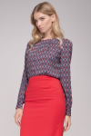 Свободная блуза с принтом - интернет-магазин Natali Bolgar