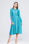 Сукня-сорочка кольору морської хвилі - интернет-магазин Natali Bolgar