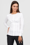 Классическая блуза белого цвета - интернет-магазин Natali Bolgar