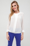 Классическая блуза белого цвета - интернет-магазин Natali Bolgar