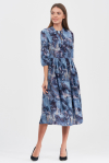 Платье с абстрактным принтом - интернет-магазин Natali Bolgar