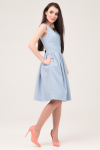 Женственное платье с принтом - интернет-магазин Natali Bolgar