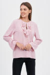 Блуза с рюшами пудрового цвета  - интернет-магазин Natali Bolgar