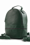 Маленький рюкзак-трансформер зеленого цвета - интернет-магазин Natali Bolgar