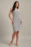 Платье-футляр светло-серого цвета - интернет-магазин Natali Bolgar