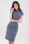 Платье-футляр с серым принтом  - интернет-магазин Natali Bolgar