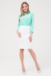 Узкая юбка белого цвета - интернет-магазин Natali Bolgar
