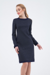 Классическое платье с контрастными вставками - интернет-магазин Natali Bolgar