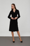 Классическое двубортное пальто с поясом - интернет-магазин Natali Bolgar