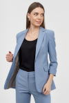 Жакет голубого цвета с укороченным рукавом - интернет-магазин Natali Bolgar