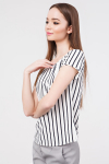 Блуза с коротким рукавом в полоску - интернет-магазин Natali Bolgar