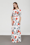 Изысканное платье с цветочным принтом - интернет-магазин Natali Bolgar