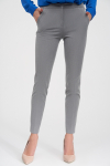 Звужені  брюки зі стрілками сірого кольору - интернет-магазин Natali Bolgar