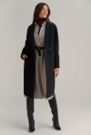 Пальто-халат черного цвета - интернет-магазин Natali Bolgar