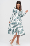 Платье-рубашка в тропическом принте - интернет-магазин Natali Bolgar