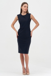 Платье-футляр темно-синего цвета - интернет-магазин Natali Bolgar