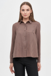 Асимметричная блуза в мелкую полоску - интернет-магазин Natali Bolgar