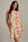 Платье в принте свободного кроя - интернет-магазин Natali Bolgar