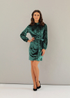 Укороченное платье зеленого цвета - интернет-магазин Natali Bolgar